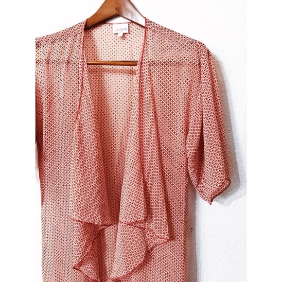 LuLaRoe Chiffon embellished duster nwot - Picture 3 of 7